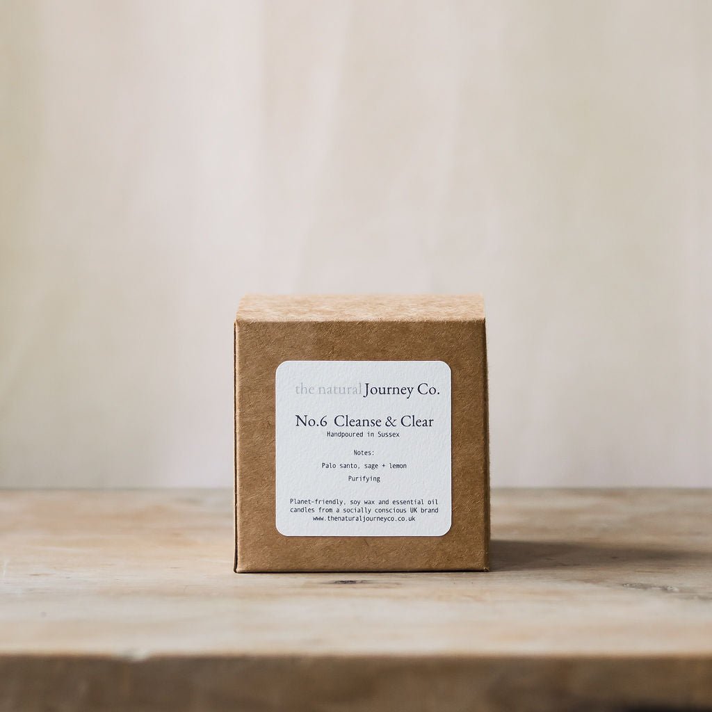 Cleanse + Clear Aromatherapy Candle - The Natural Journey Company