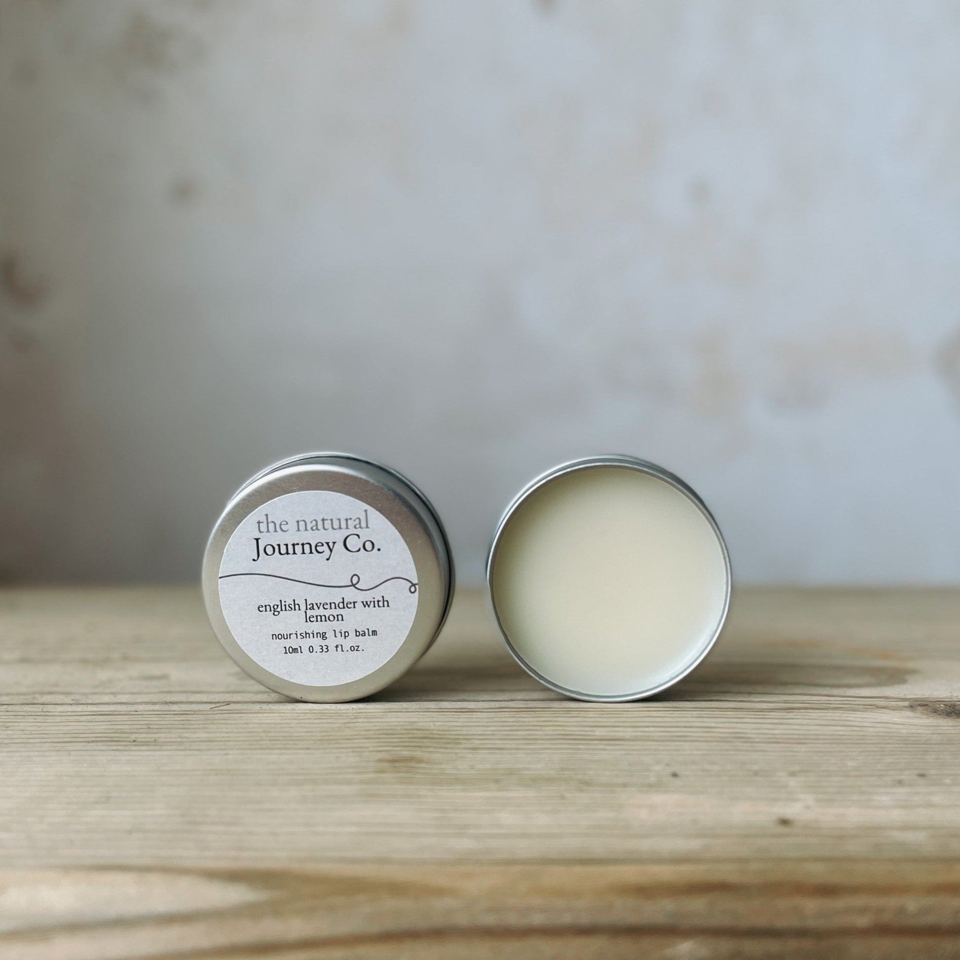 English Lavender with Lemon Lip Balm - The Natural Journey Company