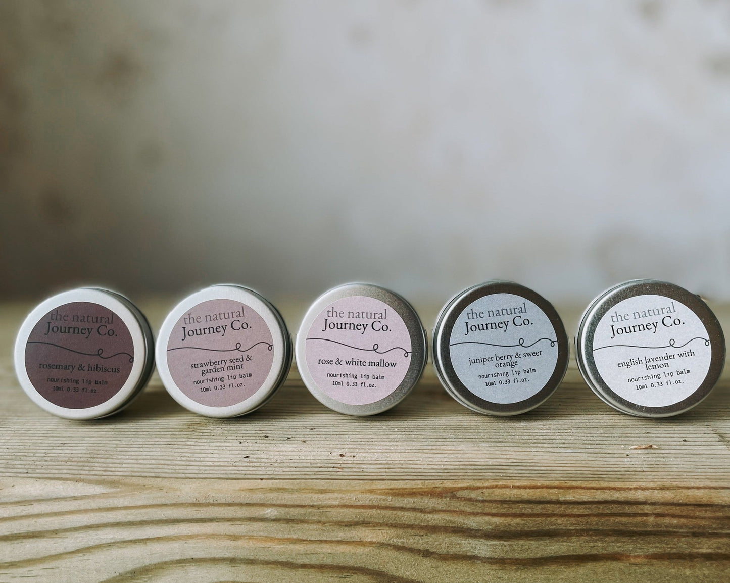 Rosemary & Hibiscus Natural Lip Balm - The Natural Journey Company